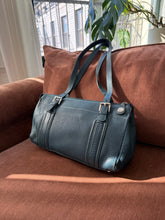 Load image into Gallery viewer, Fossil Y2K Blue Leather Shoulder Bag
