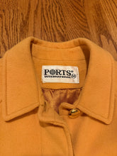 Load image into Gallery viewer, Vintage Mustard Cashmere Coat