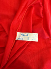 Load image into Gallery viewer, Olga Red Vintage Slip Dress