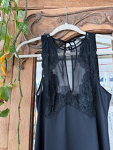 Load image into Gallery viewer, Vintage Sheer Front High Neck Long Slip
