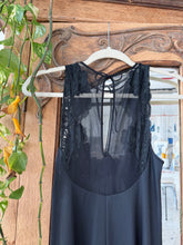 Load image into Gallery viewer, Vintage Sheer Front High Neck Long Slip