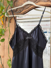Load image into Gallery viewer, Vintage Noir Maxi Slip Dress