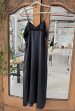 Load image into Gallery viewer, Vintage Noir Maxi Slip Dress