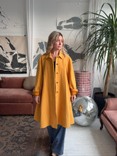Load image into Gallery viewer, Vintage Mustard Cashmere Coat