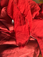 Load image into Gallery viewer, Vintage Fairy Red Silk Dress
