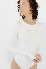 Load image into Gallery viewer, Ivory Long Sleeve Bodysuit