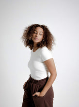 Load image into Gallery viewer, Ivory T-Shirt Bodysuit