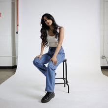 Load image into Gallery viewer, Ivory Scoop Tank Bodysuit