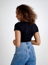 Load image into Gallery viewer, Black T-Shirt Bodysuit