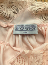 Load image into Gallery viewer, Vintage Lily of Lace Blush Pink Lace Slip Dress
