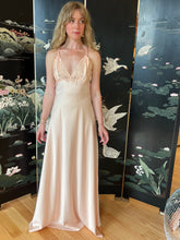 Load image into Gallery viewer, Vintage Lily of Lace Blush Pink Lace Slip Dress
