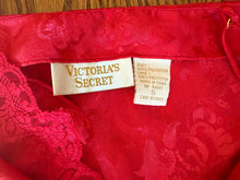 Load image into Gallery viewer, Victorias Secret Gold Label Red Cami Top
