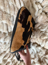 Load image into Gallery viewer, Black Cow Hide Y2k Purse
