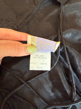 Load image into Gallery viewer, Vintage Black Rose Print Bias Slip Dress
