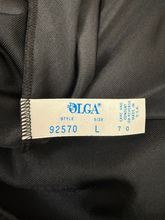 Load image into Gallery viewer, Olga Black Vintage Slip Dress
