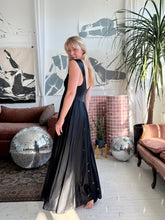 Load image into Gallery viewer, Olga Black Vintage Slip Dress
