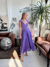 Load image into Gallery viewer, Vintage Amethyst Slip Dress
