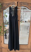 Load image into Gallery viewer, Vintage Sheer Front High Neck Long Slip
