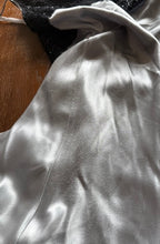 Load image into Gallery viewer, Vintage silver &amp; Lace beaded Gown
