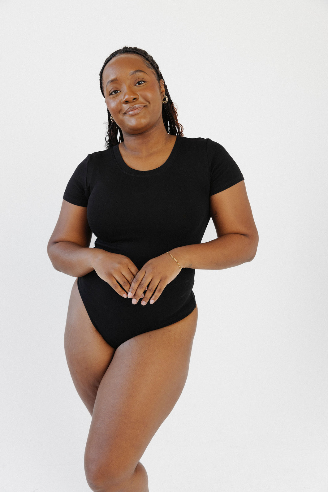 Black T-Shirt Bodysuit